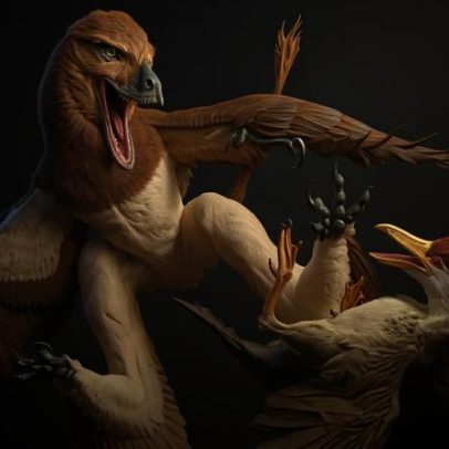 Fóssil de parente próximo do velociraptor é encontrado por cientistas