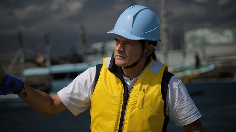Grossi durante inspeção de tratamento de água na região de Fukushima, aérea afetada pelo desastre nuclear de 2011