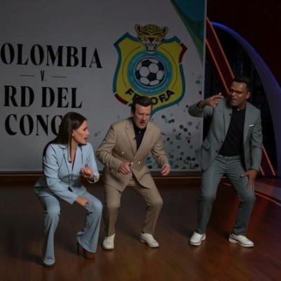Dunga viraliza dançando música de Shakira em programa mexicano