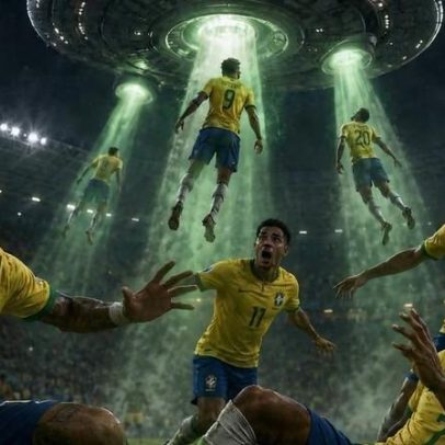 Esquenta Brasil xEscócia tem memes de Paquetá com gaiteiro e abdução alienígena