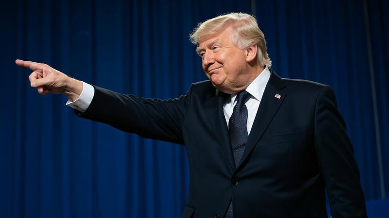 O presidente Donald Trump em um evento em Nova York