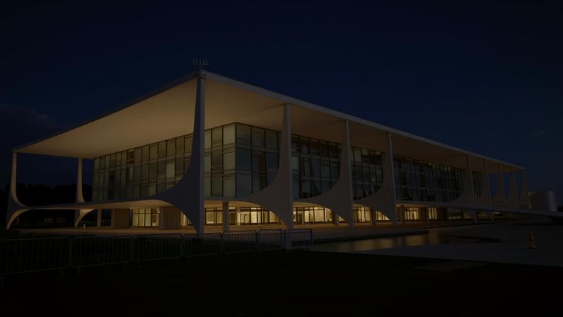 O Palácio do Planalto, em Brasília (DF).