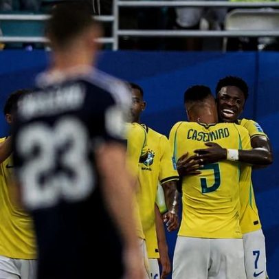 Brasil fica em 1º no grupo e enfrenta mata-mata na segunda, às 14h, em Houston