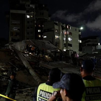 Venezuelanos buscam vítimas em escombros após terremotos em Caracas