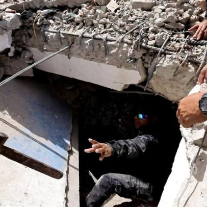 Líder interina da Venezuela visita La Guaira, área de desastre após tremores