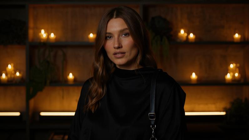 A estilista e modelo Sasha Meneghel