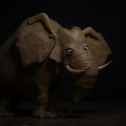 Elefante Master permanece em Brasília e atrai curiosos