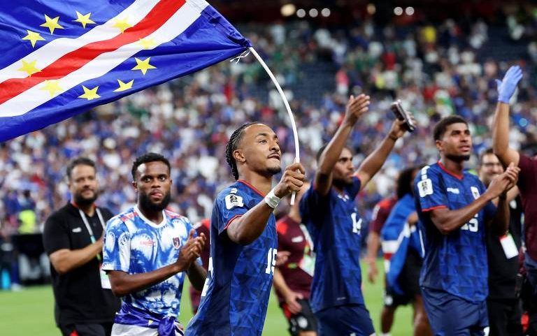 Cabo Verde comemora a classificação para a fase de mata-mata