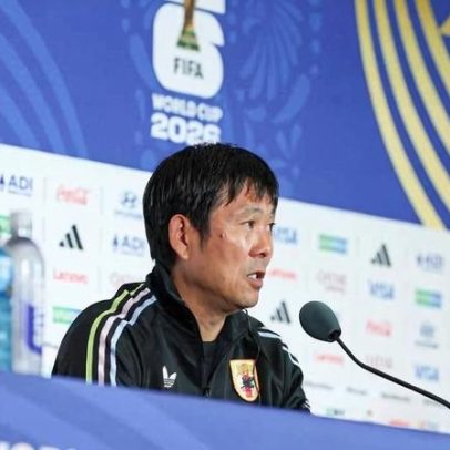 Técnico japonês cita Zico e Falcão e vê chance de vencer o Brasil