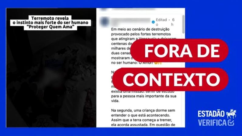 Dia e horário do vídeo original coincidem com os dados de um terremoto que atingiu a Colômbia em 2025.