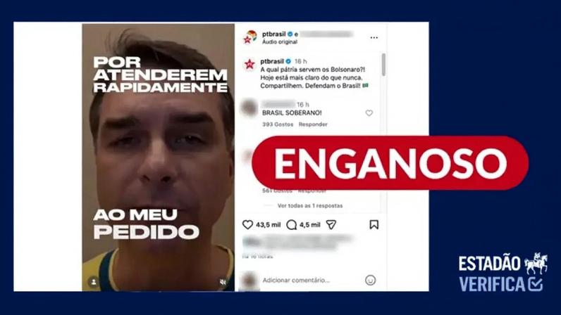 Senador não agradeceu aos Estados Unidos por taxar o Brasil.