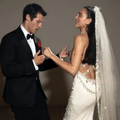 Dua Lipa divulga primeiras fotos de casamento com Callum Turner