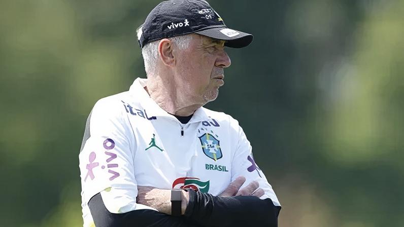 Ancelotti usará 15ª escalação diferente em 15 jogos à frente da Seleção