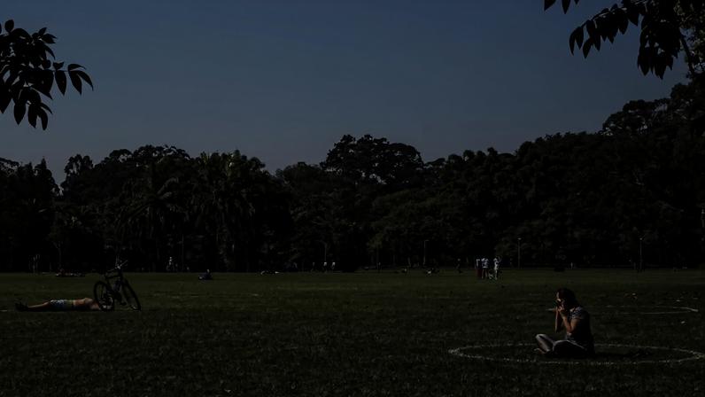RESPIRO Parque do Ibirapuera, em São Paulo: bolha verde no meio do concreto (Rovena Rosa/Agência Brasil)