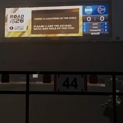 Pré-jogo da Argentina antes da Copa é marcado por temporal