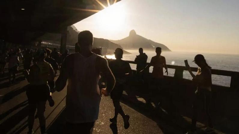 Os belos cenários no trajeto da Maratona do Rio (Foto: Maratona do Rio)