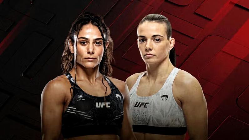 Tabatha Ricci e Fatima Kline se enfrentam no UFC Oklahoma City, dia 18 de julho de 2026. (Divulgação/UFC)