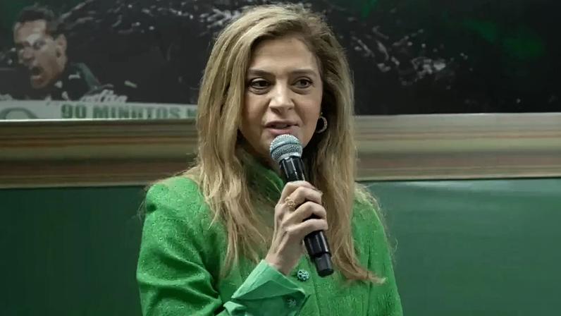 Leila, presidente do Palmeiras, insatisfeita com postura de Bap –