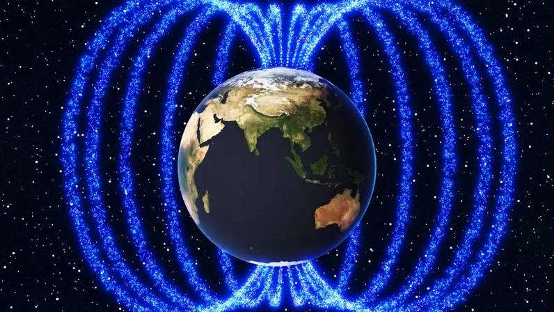 A Terra vive cercada por uma espécie de escudo invisível que atua dia e noite sem chamar atenção. Esse escudo é o campo magnético terrestre, resultado direto do fato de o planeta funcionar como um gigantesco ímã natural – depositphotos.com / DragonClaws