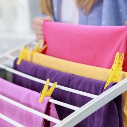 Ventilador acelera a secagem de roupas no frio e evita mofo