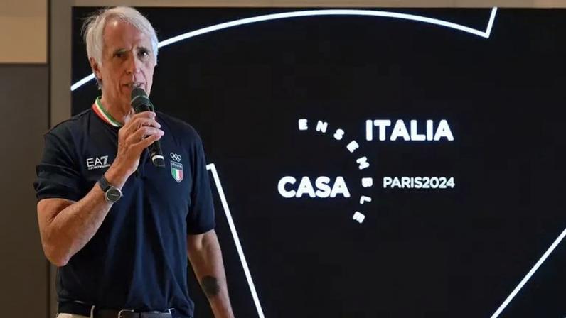 Giovanni Malagò durante evento do CONI