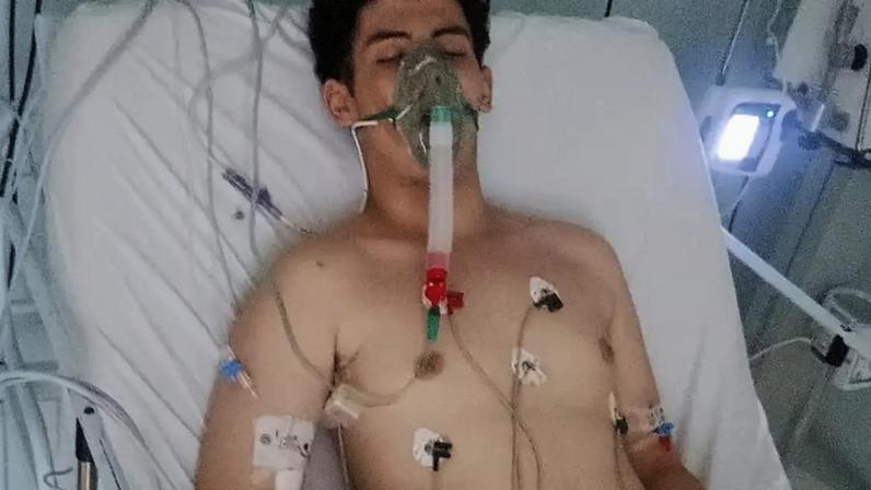 A luta de Gustavo, 15 anos, contra a Síndrome Hematofagocítica e a esperança de um exame vital