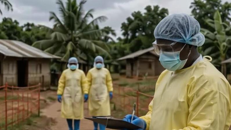 O ebola é uma doença viral aguda, grave, causada por vírus do gênero Ebolavirus, capaz de provocar surtos com alta letalidade – Imagem gerada por IA