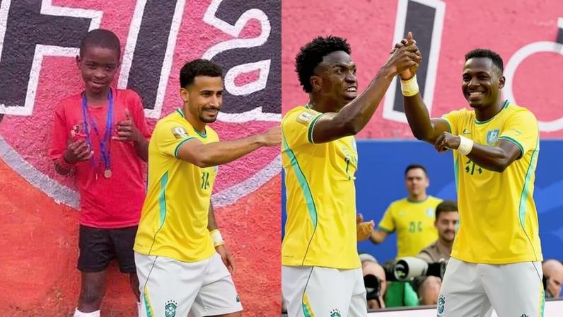 Vini Jr foi descoberto em sua cidade, São Gonçalo, no município de São Gonçalo, região metropolitana do Rio, onde começou a treinar