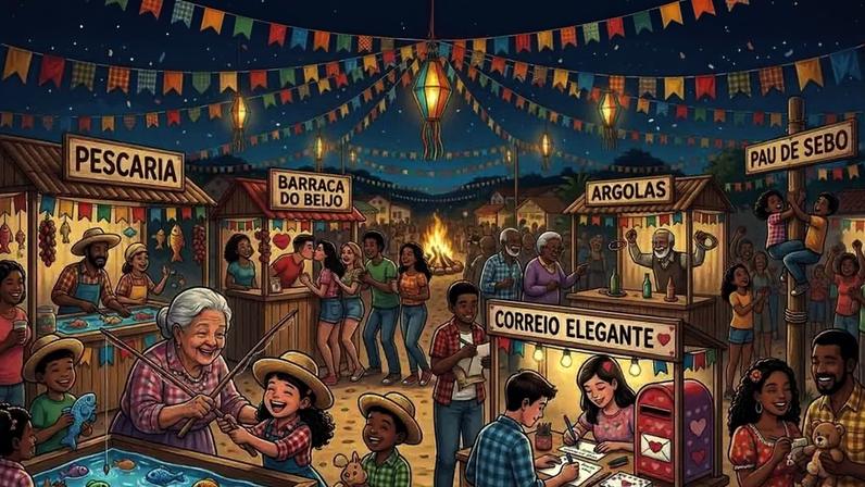 Brincadeiras juninas tradicionais continuam em alta nas festas de arraiá