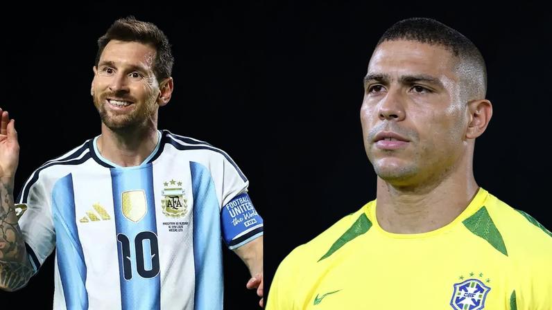 Messi e Ronaldo Fenômeno