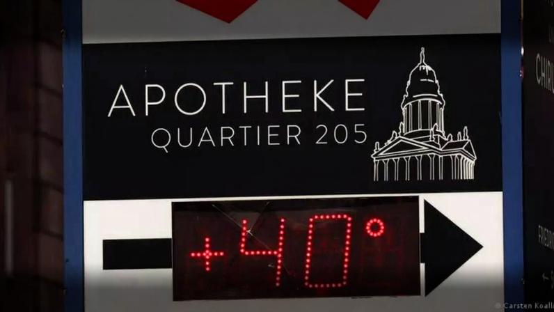 Em partes da Europa, como em Berlim, termômetros passaram dos 40ºC