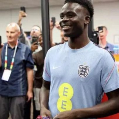 Saka confia na Inglaterra para estreia na Copa