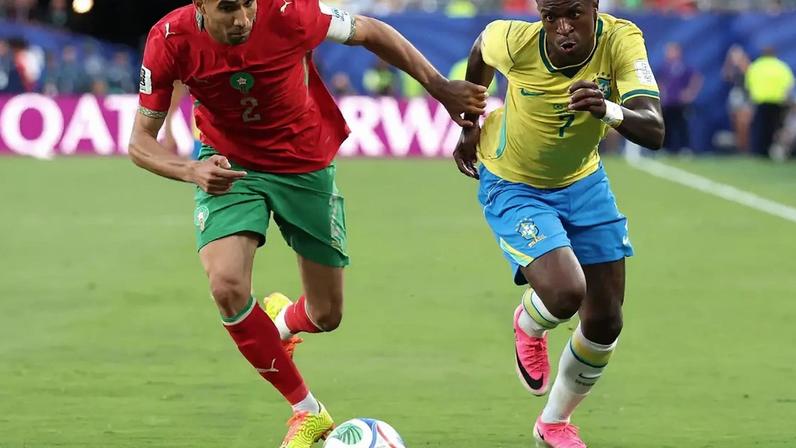 Camisa 7 foi o destaque do Brasil no empate contra Marrocos —