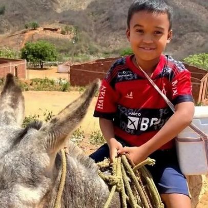 Elvis, vendedor de geladinho, busca um lar ao lado de seu jumento