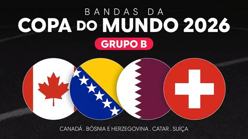 Bandas da Copa do Mundo 2026 - Grupo A (Canadá, Bósnia, Catar e Suíça)