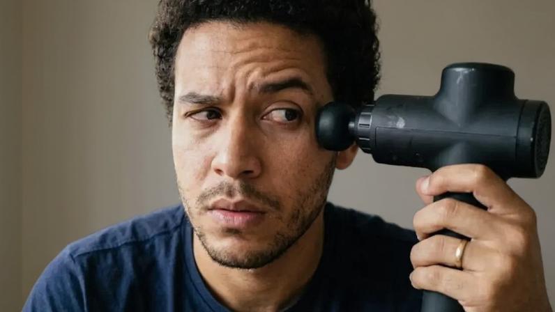 Massageador nos olhos / SaúdeLab