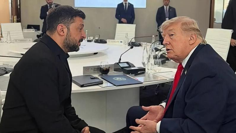Encontro de Trump com Zelensky à margem do G7 em Évian