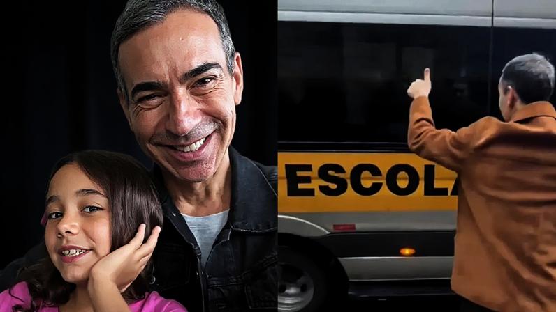César Tralli encantou as redes ao mostrar um ritual divertido com a filha antes da escola; entenda como pequenos hábitos marcam a infância