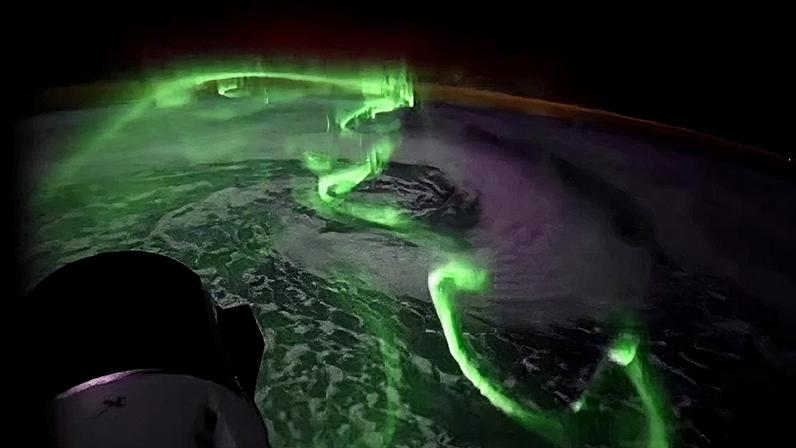 Nasa astronaut Jessica Meir, part of the SpaceX Crew-12 mission, released a timelapse showing the southern lights as seen from the SpaceX Dragon spacecraft