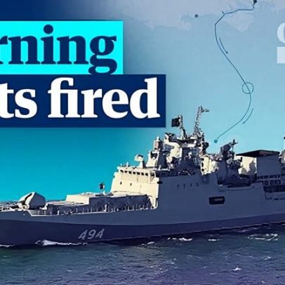 Navio de guerra russo dispara tiros de advertência no Canal da Mancha