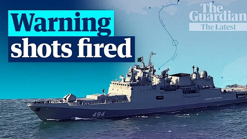 Navio de guerra russo dispara tiros de advertência no Canal da Mancha