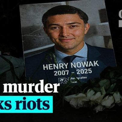 Como o assassinato de Henry Nowak é explorado pela extrema direita