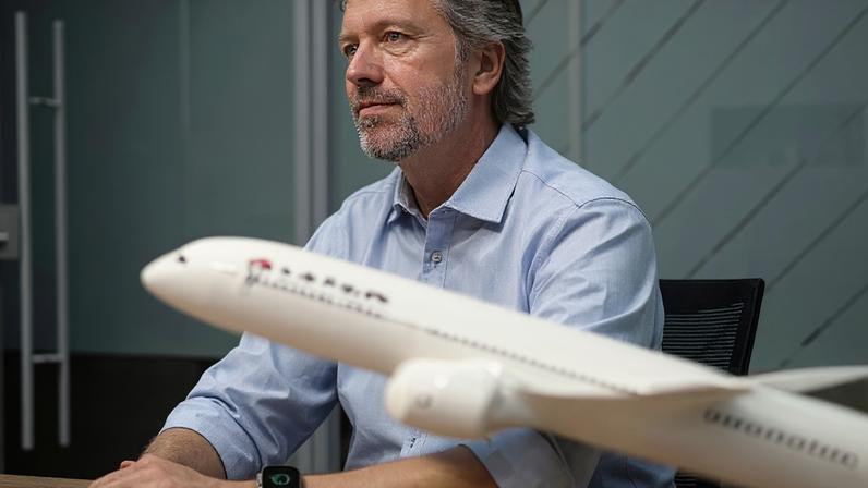 O presidente da Latam, Jerome Cadier