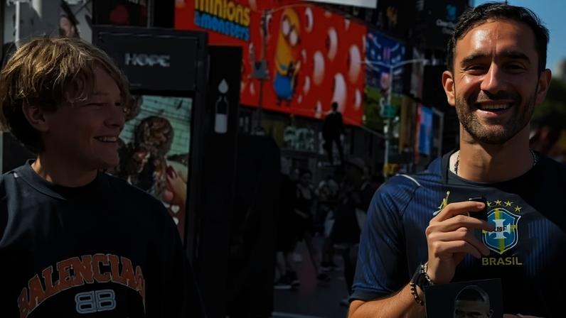 Davi Lucca (centro) é o filho mais velho de Neymar –
