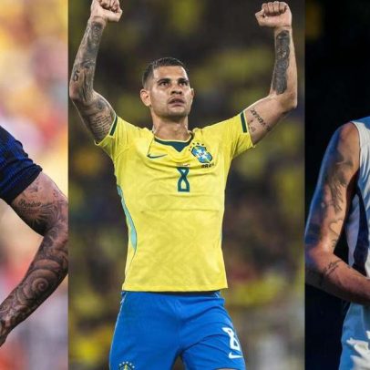 Tatuagens dos jogadores da Seleção revelam significados pessoais