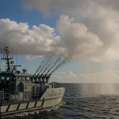 Cientistas estudam usar sal para clarear nuvens e resfriar o planeta