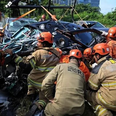 Queda de helicópteros no Rio deixa 6 mortos; cantor e YouTuber na lista