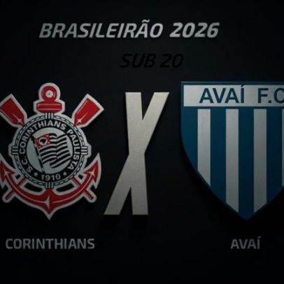 Corinthians x Avaí Sub-20: onde assistir, escalações e arbitragem