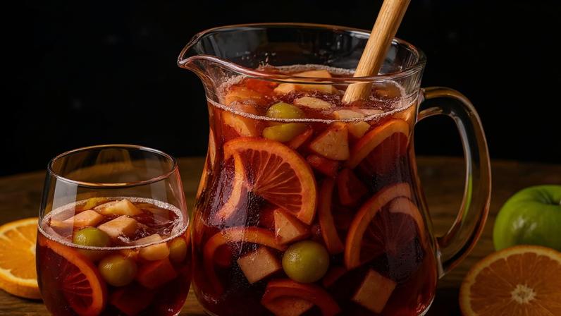 Clericot: bebida refrescante com vinho e frutas
