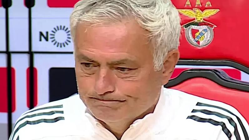 Mourinho desmentiu participação em vídeo veiculado por apoiadores de Florentino Pérez – Reprodução de video